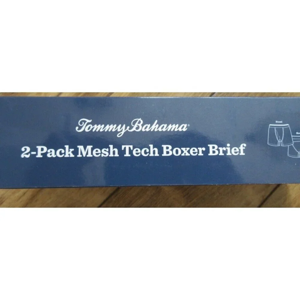 Tommy Bahama Men's Island Life 2 pack Mesh Tech Boxer Briefs Assorted Patterns